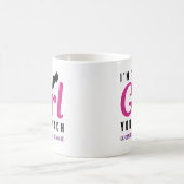 Ich bin das Mädchen Kaffeetasse (Mittel)