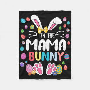 Ich bin das Mama-Kaninchen Lustige Kaninchen-Ohr-O Fleecedecke