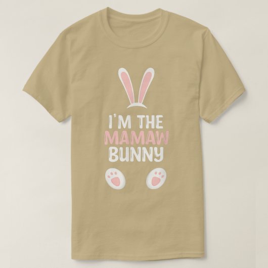 Ich bin das Mamaw Bunny Family Oster  T-Shirt (Design vorne)