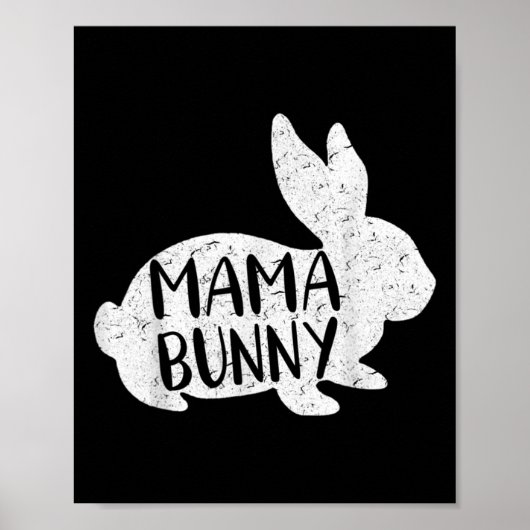 Ich bin das Mimi-Bunny Ostern Lustiges Ostern Mutt Poster (Vorne)