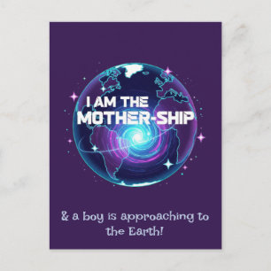 Ich bin das Mutterschiff Postkarte