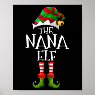 Ich bin das Nana-Elfen-Weihnachtskostüm zum Zusamm Poster