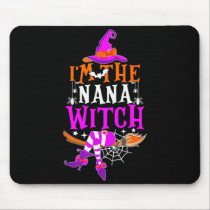 Ich bin das Nana-Hexen-Shirt Lustiges Halloween-Fa Mousepad