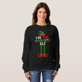 Ich bin das Naughty Elf Funny Christmas Sweatshirt (Vorne ganz)