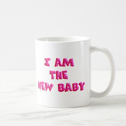 Ich bin das neue Baby Kaffeetasse (Rechts)