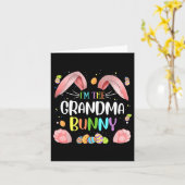 Ich bin das Osterfest der Großmutter Niedlich Matc Karte (Gelbe Blume)