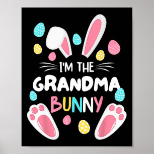 Ich bin das Osterfest-Party der Großmutter-Bunny M Poster