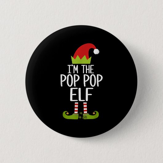 Ich bin das P-Elf-Shirt, das Weihnachtsfamilie S_ Button (Vorderseite)