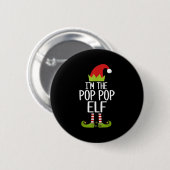 Ich bin das P-Elf-Shirt, das Weihnachtsfamilie S_ Button (Vorne & Hinten)