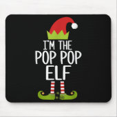 Ich bin das P-Elf-Shirt, das Weihnachtsfamilie S_ Mousepad (Vorne)