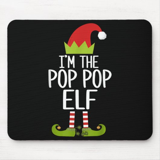 Ich bin das P-Elf-Shirt, das Weihnachtsfamilie S_ Mousepad (Vorne)