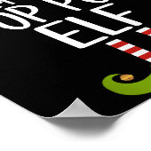 Ich bin das P-Elf-Shirt, das Weihnachtsfamilie S_ Poster (Ecke)