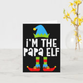 Ich bin das Papa-Elf-Shirt Männer passendes Elf Pa Karte (Gelbe Blume)
