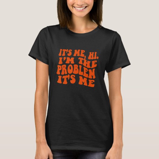 Ich bin das Problem Weiß. T-Shirt (Vorderseite)