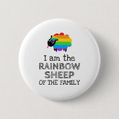 Ich bin das RAINBOW-SHEEP der Familie Button (Vorderseite)