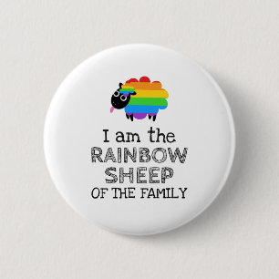 Ich bin das RAINBOW-SHEEP der Familie Button