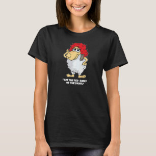 Ich bin das rote Schaf der Familie blonde Ingwer-K T-Shirt