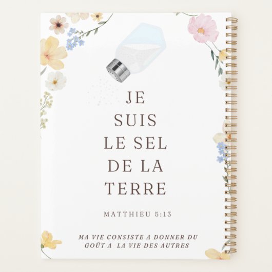 "Ich bin das Salz der Erde" Planer (Rückseite)