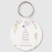 Ich bin das Salz der Erde Schlüsselanhänger (Rückseite)