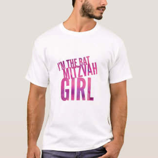 Ich bin das Schläger Mitzvah Mädchen T-Shirt