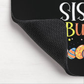 Ich bin das Schwester-Hasen-Passende Familien-Oste Mousepad (Ecke)