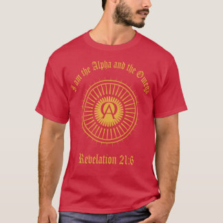 Ich bin das Sprichwort der Alpha- und Omega-Offenb T-Shirt