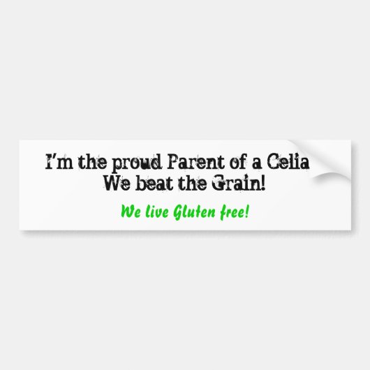 Ich bin das stolze Elternteil von einem Autoaufkleber (Vorne)