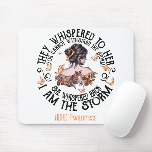 Ich bin das Storm ADHD-Bewusstsein Mousepad (Mit Mouse)