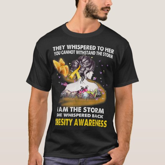 Ich bin das Storm-Adipositas-Bewusstsein T2 T-Shirt (Vorderseite)