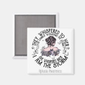 Ich bin das Storm-Aphasia-Bewusstsein Magnet (Vorderseite/Rückseite)