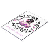 Ich bin das Storm-Brustkrebs-Bewusstsein Notizblock (Linke Seite)