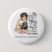 Ich bin das Storm ENCEPHALITIS Bewusstsein Button (Vorderseite)