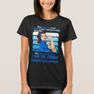 Ich bin das Storm ESOPHAGEAL KREBS AWARENENZ T-Shirt