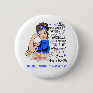Ich bin das Storm JUVENILE ARTHRITIS Bewusstsein Button