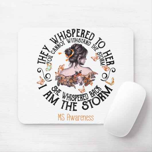Ich bin das Storm-Multiple-Sklerose-Bewusstsein Mousepad (Mit Mouse)