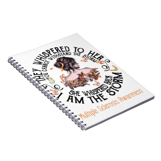 Ich bin das Storm-Multiple-Sklerose-Bewusstsein Notizblock (Rechte Seite)