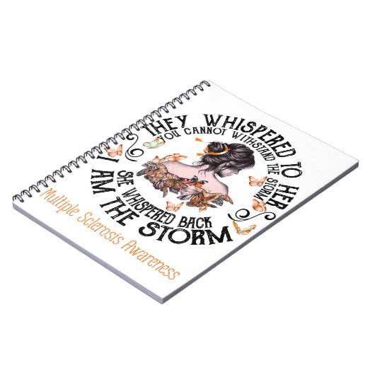 Ich bin das Storm-Multiple-Sklerose-Bewusstsein Notizblock (Linke Seite)