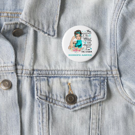 Ich bin das Storm-SCLERODERMA-Bewusstsein Button (Beispiel)