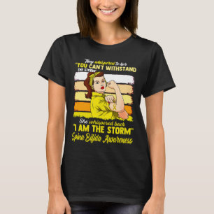 Ich bin das Storm SPINA BIFIDA-Bewusstsein T-Shirt