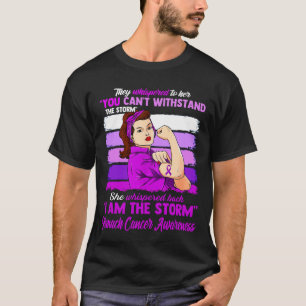 Ich bin das Storm STOMACH KREBS-BEWUSSTSEIN T-Shirt