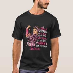 Ich bin das Storm Strong Glaube Brustkrebs-Bewusst T-Shirt