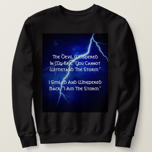 Ich bin das Storm Sweatshirt (Design vorne)