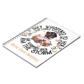 Ich bin das Storm Uteruskrebs-Bewusstsein Notizblock (Linke Seite)