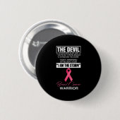 Ich bin das Stormbrustkrebs-Bewusstsein der rosa S Button (Vorne & Hinten)