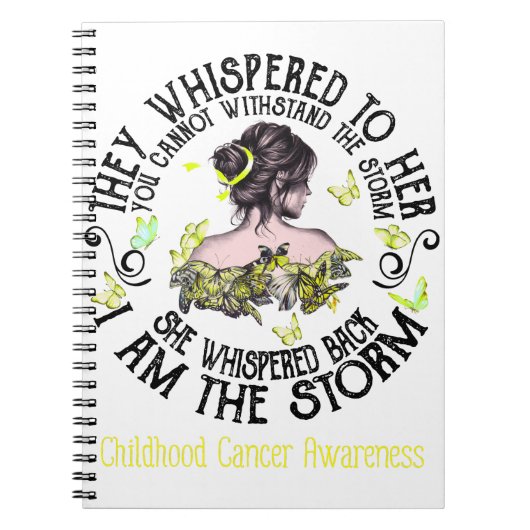 Ich bin das Stormkrebsbewusstsein von Kindern Notizblock (Vorderseite)