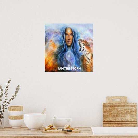 Ich bin das Stormplakat Poster (Küche)