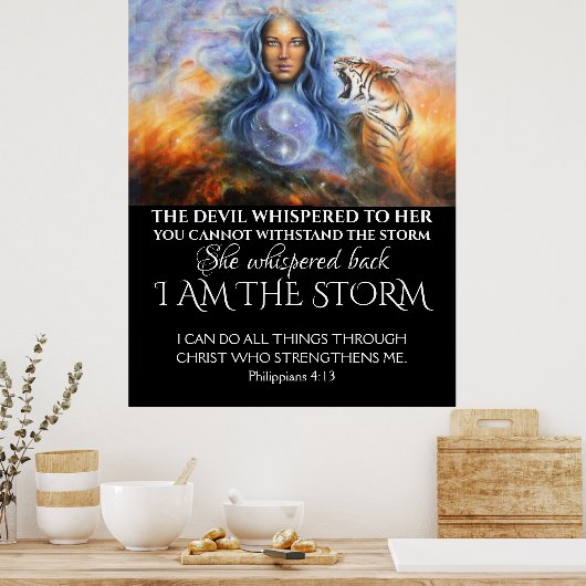 Ich bin das Stormplakat Poster (Küche)