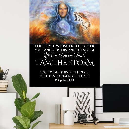 Ich bin das Stormplakat Poster (Heimbüro)