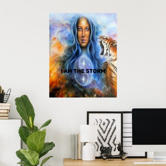 Ich bin das Stormplakat Poster (Heimbüro)