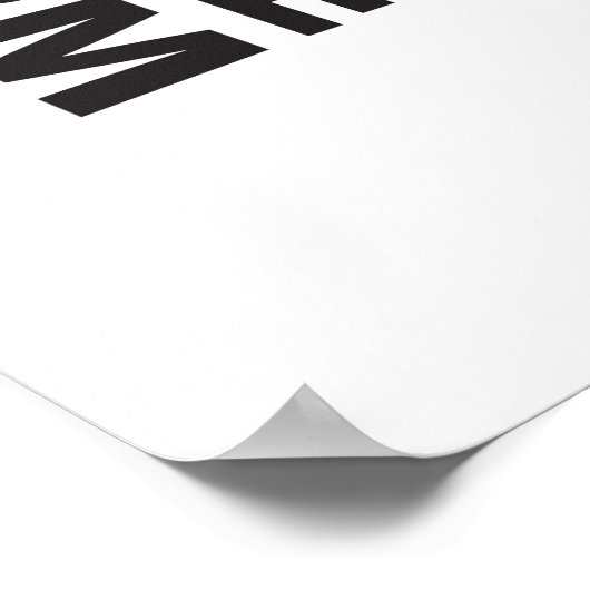 Ich bin das Stormplakat Poster (Ecke)